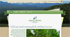 Desktop Screenshot of blueberryhillmotel.com